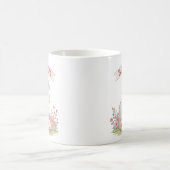 水の色のフローラ最高のキャットお母さん母の日 コーヒーマグカップ (中央)