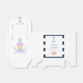 水の色のフローラ航海のの結婚ありがとう フェイバーボックス (折り畳みなし)