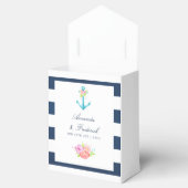 水の色のフローラ航海のの結婚ありがとう フェイバーボックス (オープン)