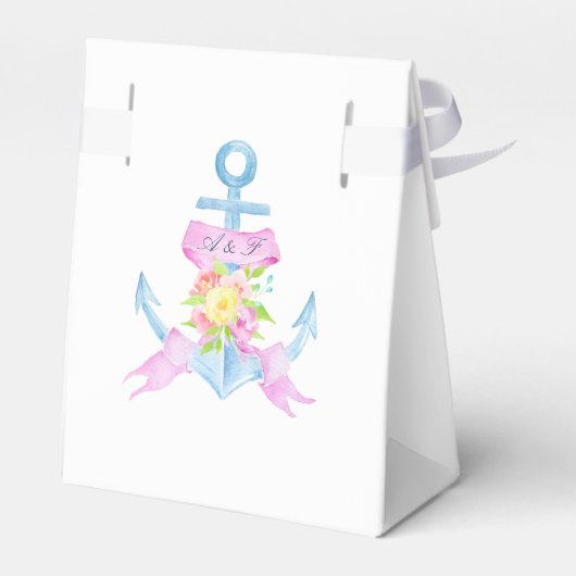 水の色のフローラ航海のの結婚ありがとう フェイバーボックス (裏面サイド)