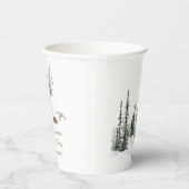 水の色のベビーそれは寒い外の赤ちゃんシャワー 紙コップ (右)