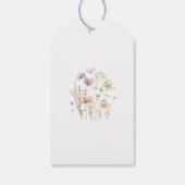 水の色のベビーエレガント開花WildFlowersベビー ギフトタグ (裏面)