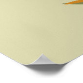 水の色のベビーキリン、ベビーシャワーへようこそ ポスター (角)