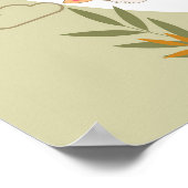 水の色のベビーキリン、ベビーシャワーへようこそ ポスター (角)