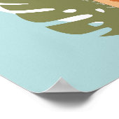 水の色のベビーキリン、ベビーシャワーへようこそ ポスター (角)