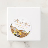 水の色のベビー建築ベビーシャワー フェイバータグ (インサイチュ)