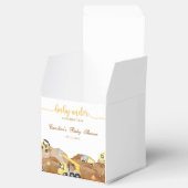 水の色のベビー建築ベビーシャワー フェイバーボックス (オープン)