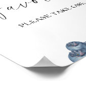 水の色のベリー – お願い1つを取る ポスター (角)