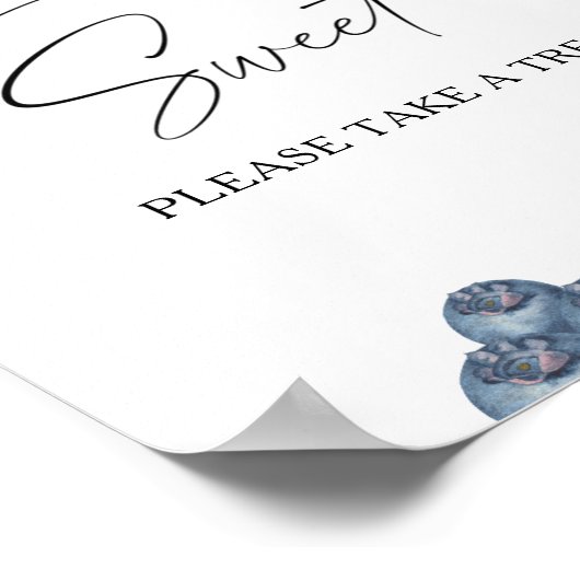 水の色のベリー – 愛は甘い治療を取る ポスター (角)