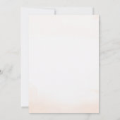 水の色のマップ旅行ブライダルシャワー招待 招待状 (裏面)