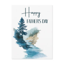 水の色のミニマリストの父の日