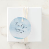 水の色のミニマリストスクリプトありがとうござ結婚う フェイバータグ (インサイチュ)