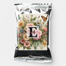 水の色のモノグラム名花パステル