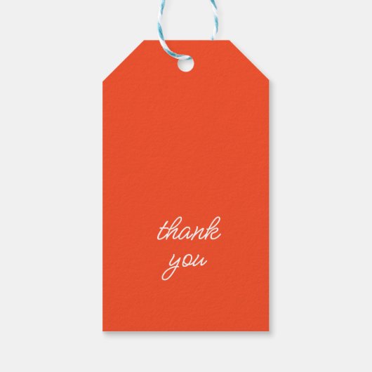 水の色のヤシの木のオーナメント7月のクリスマス ギフトタグ (裏面)