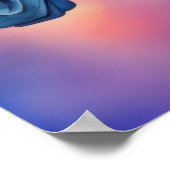 水の色のユニコーンソフトパステルVII ポスター (角)