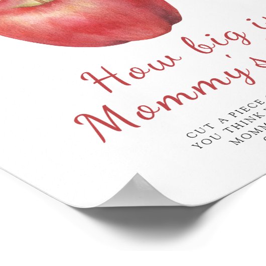 水の色のリンゴ – どのように大きいママの腹のゲーム ポスター (角)