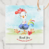 水の色のローターファームありがとう フェイバータグ (裏面)