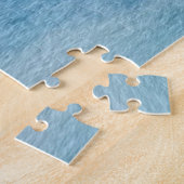 水の色のワインボトル ジグソーパズル (側面)