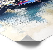 水の色のヴェネツィア（イタリア） ポスター (角)