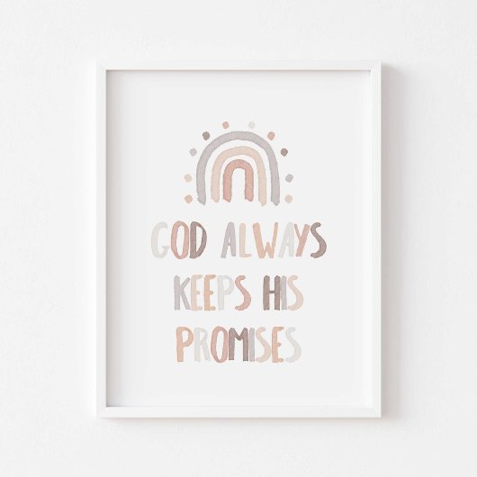 水の色の中性の神保は、彼の約束ポスター ポスター