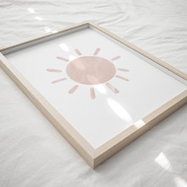 水の色の中性ボーホサンウォールアート ポスター