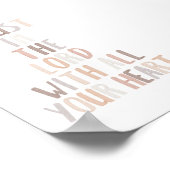 水の色の中立主に信頼 ポスター (角)