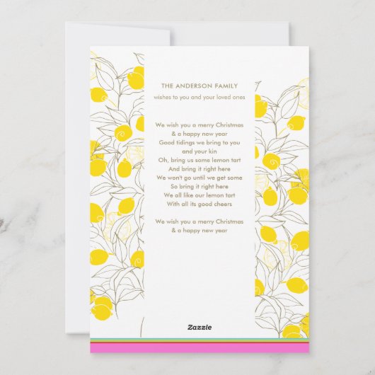 水の色の予測できなくるみ割り器がレモンを愛 シーズンカード (裏面)