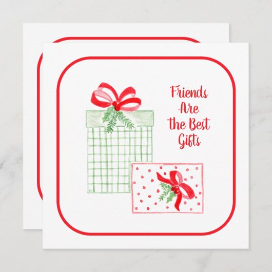 水の色の休日の友人はギフト最高のであるメリーC (正面/裏面)