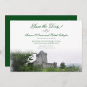 水の色の保存先:アイルランド日付カードの保存 セーブザデート (正面/裏面)