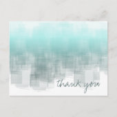 水の色の反射感謝していYouTeal ID774 ポストカード (正面)