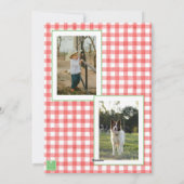 水の色の国クリスマスカウボーイブーツ写真 シーズンカード (裏面)