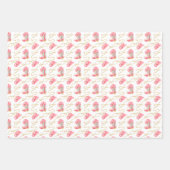 水の色の国クリスマスカウボーイブーツ ラッピングペーパーシート (正面2)