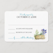 水の色の国ヴィンテージ結婚式の応答