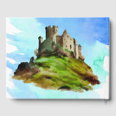 水の色の城結婚の ゲストブック (裏面)