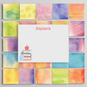 水の色の基本新学期先生子供 ポストイット