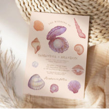 水の色の夏の海シーシェルパール結婚ズ