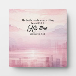 水の色の夕日を作った「彼が作った美しさ」 フォトプラーク