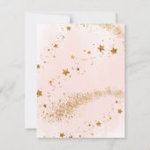 水の色の外側のスペース2ザムーンサンキューカード サンキューカード (裏面)