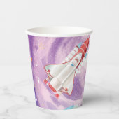 水の色の外側空間 紙コップ (正面)