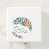 水の色の多肉夏結婚の感謝 フェイバータグ (インサイチュ)