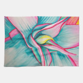 水の色の多肉性のアー素晴らしト キッチンタオル (横)