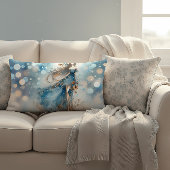 水の色の夢の中のエーテルのファンタジー女神 ランバークッション