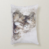 水の色の大&小テディベア アクセントクッション (正面(垂直))