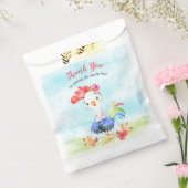 水の色の女の子のロスターファームありがとう フェイバーバッグ (封をした状態)