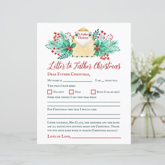 水の色の子供たちサンタクロースへの手紙/父クリスマス (スタンド正面)