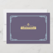 水の色の宛先：ニューオーリンズ セーブザデート (裏面)