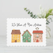 水の色の家の新しい住所の移動の発表 (スタンド正面)