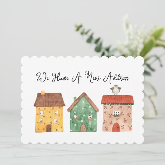 水の色の家の新しい住所の移動の発表 (スタンド正面)