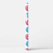 水の色の小さなドーナツ、シームレスなパターン。 Case-Mate iPhoneケース (裏面 / 右)