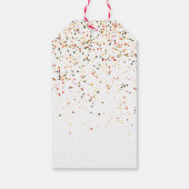 水の色の小さなパンプキンユー感謝していラベル ギフトタグ (裏面)